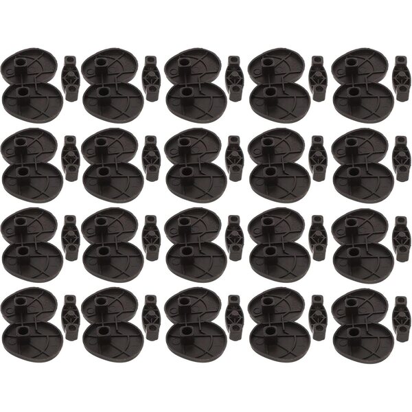 Semelle Scarpe per Bambole in Plastica 20 pz 12,5x7,5 cm per BJD e Bambole Articolate