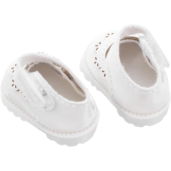 Weiße Schuhe für 17cm Puppen | Miniatur-Modeaccessoires für Kleidung