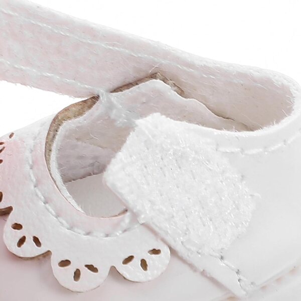 Weiße Schuhe für 17cm Puppen | Miniatur-Modeaccessoires für Kleidung