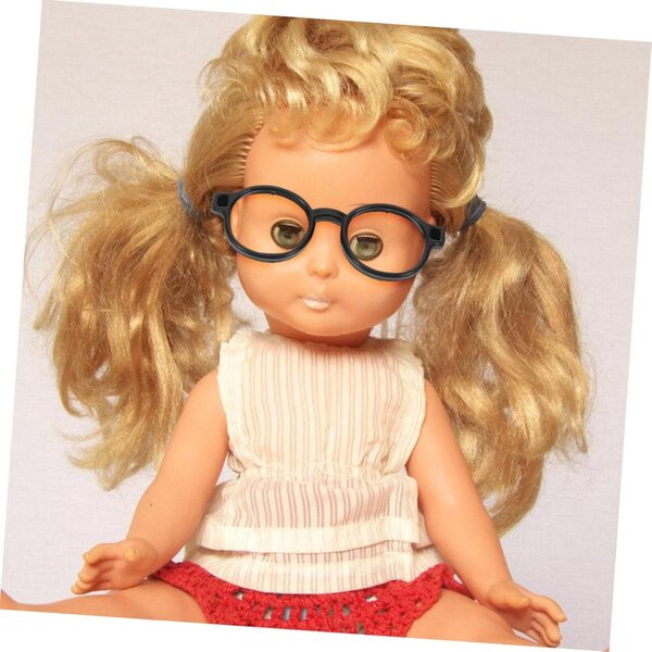 Set Mini Scarpe e Occhiali per Bambole - Accessori Stile Realistico per Figurine e Decorazioni