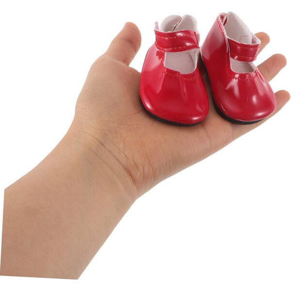 4 Miniaturschuhe für 18-Zoll-Puppen. Elegantes Zubehör für das Puppenhaus