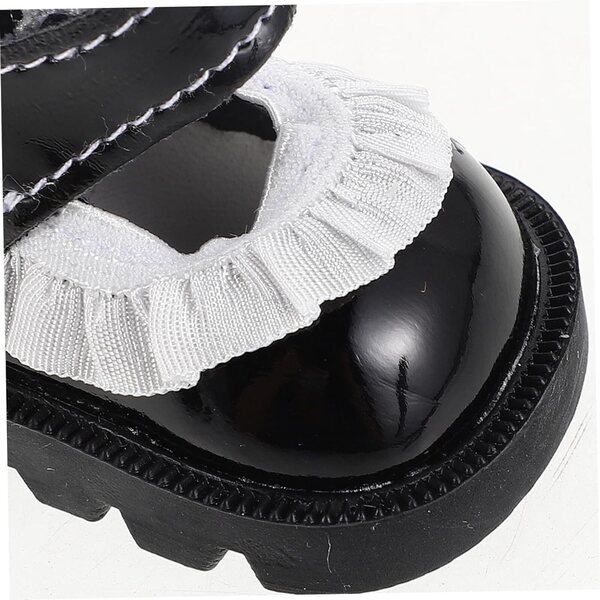 ORFOFE Miniaturschuhe aus Dentelle für Puppen, 2 Paar, elegante Accessoires von 5,5 cm