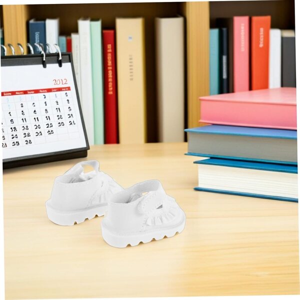 ORFOFE Miniaturschuhe aus Dentelle für Puppen, 2 Paar, elegante Accessoires von 5,5 cm