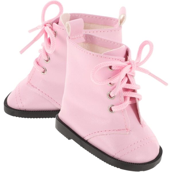 PU-Stiefel für 18-Zoll-Puppen – Rosa Langlebige und realistische Modeaccessoires
