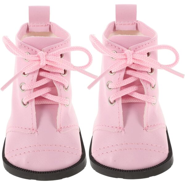 Bottine Miniature per bambole Bambina 18 Pollici in PU Rosa - Accessorio Decorativo e di Moda