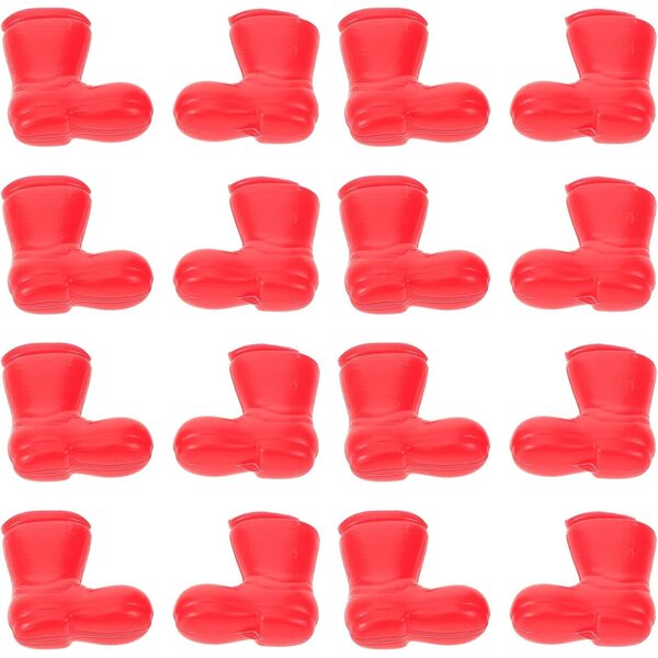 Mini Scarpe Rosse per Bambole 2 cm - Set 50 Pezzi Accessori Creativi per Bambini