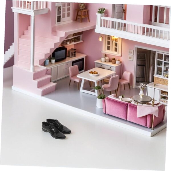 KOMBIUDA Scarpe Miniature Militari in Plastica 1/6 per Figurine Uomo 30 cm