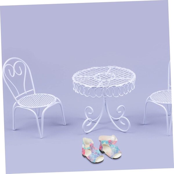 ORFOFE Mini-Puppenschuhe, 2 Paar, dekoratives Spielzeug-DIY-Zubehör