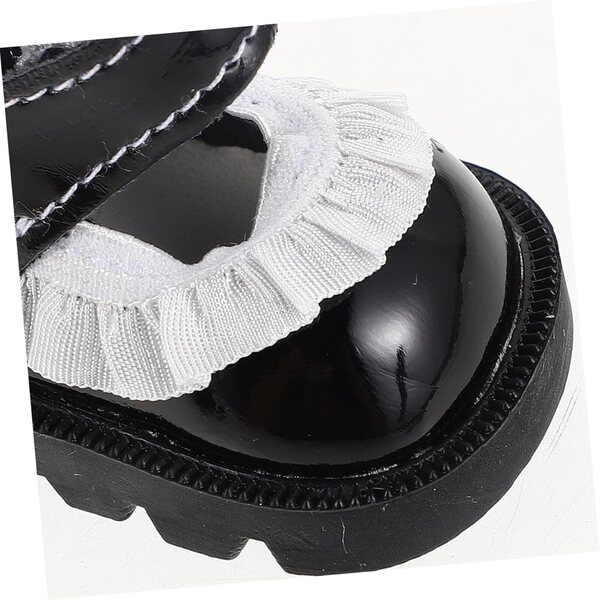 KOMBIUDA 2 Paia Mini Scarpe con Pizzo per Bambole 20cm Accessori Costume Completi
