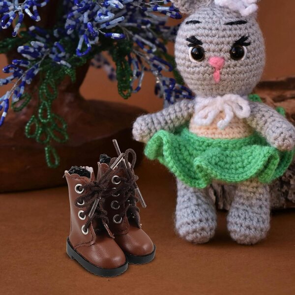 Miniaturschuhe für BJD-Puppen – High-Fashion-Stiefeletten in verschiedenen Farben
