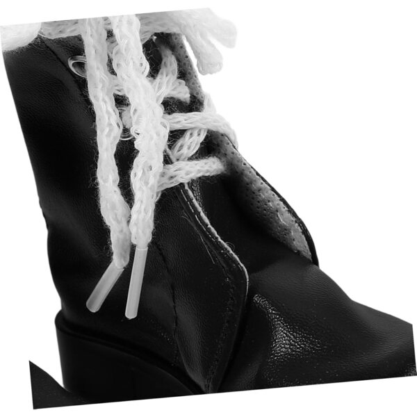 Miniaturfass für schwarze PU-Puppen 9,8 x 8 x 3,3 cm – dekoratives Accessoire