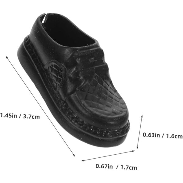 20 Paar Mini-Kunststoffschuhe für Puppen – Miniatur- und Rollenspielzubehör