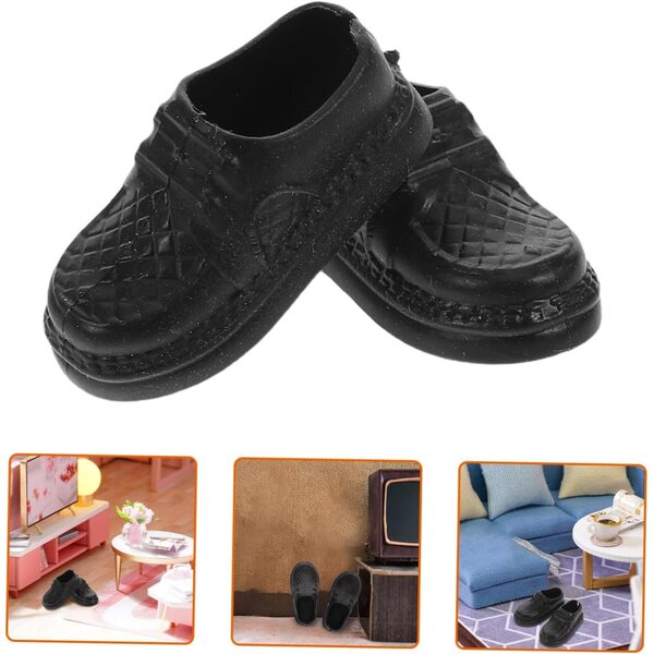 20 Paar Mini-Kunststoffschuhe für Puppen – Miniatur- und Rollenspielzubehör