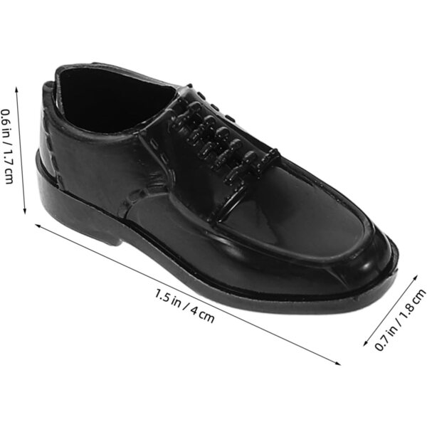 10 Paar schwarze Miniaturschuhe 1/6 für 30 cm Puppen – Stil und Qualität WEKAMOS