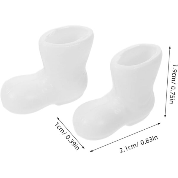 LABRIMP Set 50 Mini Scarpe Decorative in Plastica per Bambole e Mini Scenari