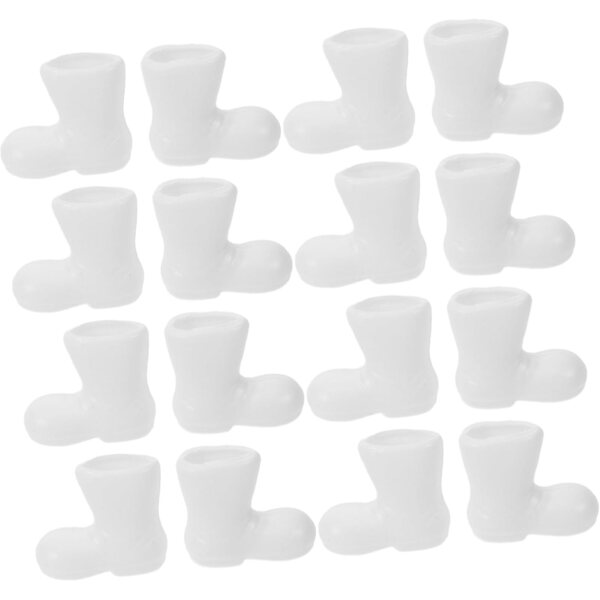 50 Mini Stivali in Plastica per bambole e Mini Casa - Decorazioni Resistenti e Creative