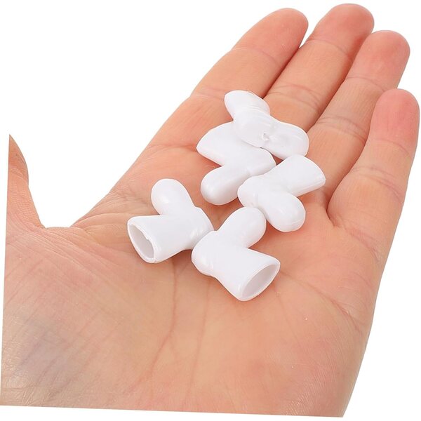 50 Mini Scarpe Bianche per Bambole Miniature - Accessori Decorativi per Collezionisti