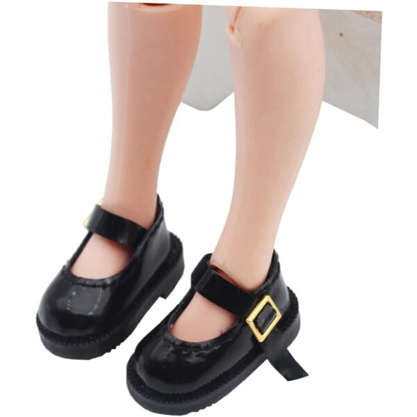 Miniaturschuhe für 3,2 cm große PU-Puppen, dekorative Accessoires für Zuhause und Spiel