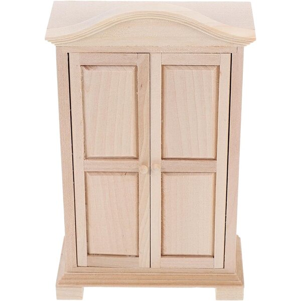 Alasum Mobiletto in Miniatura in Legno Rosa 15,8x9,2x4 cm per Case delle Bambole
