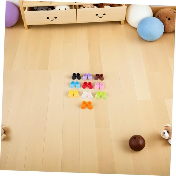 20 Paar weiche und leichte Mini-Schuhe für Puppen für kreative Spiele