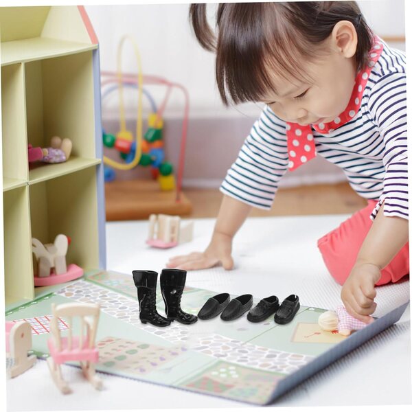 UPKOCH 25 paia scarpe miniatura per bambole – accessori decorativi e giochi di ruolo