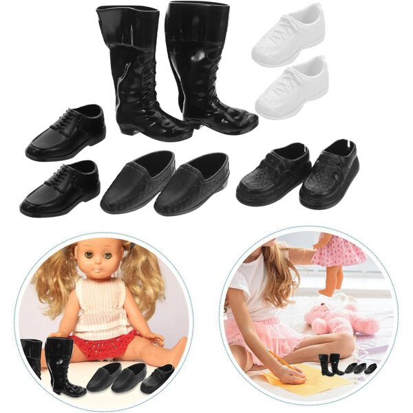 UPKOCH 25 paia scarpe miniatura per bambole – accessori decorativi e giochi di ruolo