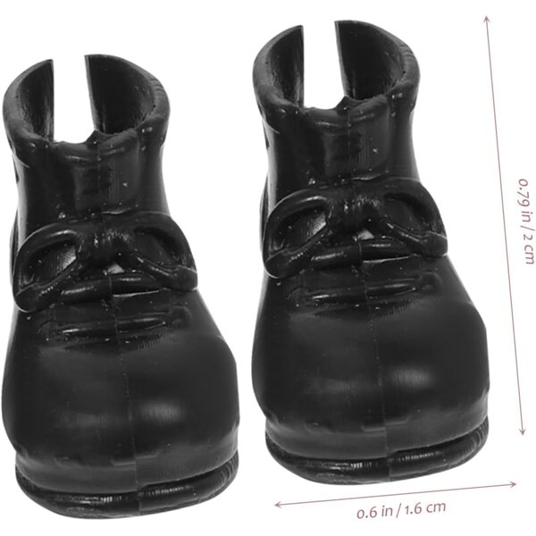 UPKOCH 20 Mini Scarpe Giocattolo per Bambole, Decorazioni Mini Casa, Accessori Resistenti