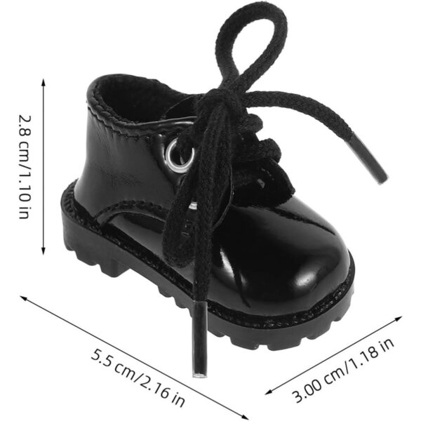 Scarpe Miniature in Pelle per Bambole 15-20 cm, Accessori per Case delle Bambole