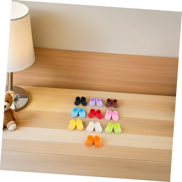 20 paia di scarpe miniatura per bambole da 10-15 cm, stivaletti eleganti e versatili
