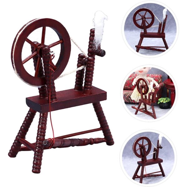 BESPORTBLE Mini Mobile in Legno Vintage per Casa delle Bambole e Decorazioni 8,8x7x4,2 cm