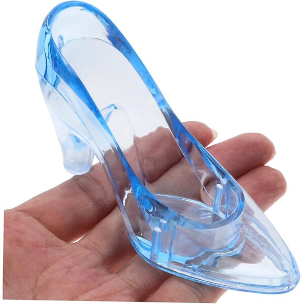 Mini Scarpe con Tacco in Plastica Decorazione Festa e bambole - Set Figurine Eleganti