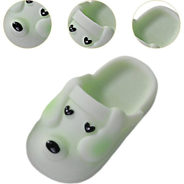 Grüne Miniatur-Bequemschuhe aus Kunstharz für 1:6-BJD-Puppe