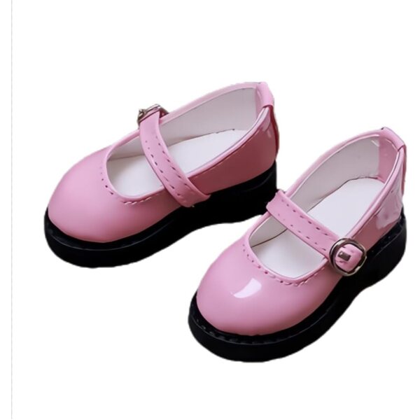 Rosa BJD 1/4 Puppenschuhe, elegant und handgefertigt von hoher Qualität