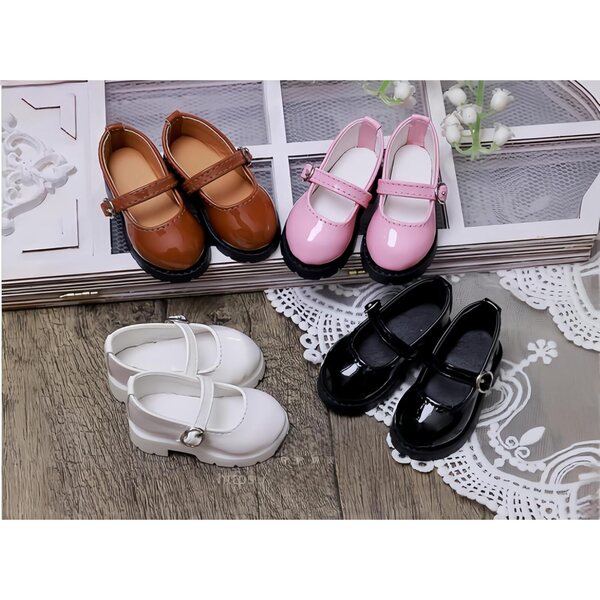 Rosa BJD 1/4 Puppenschuhe, elegant und handgefertigt von hoher Qualität