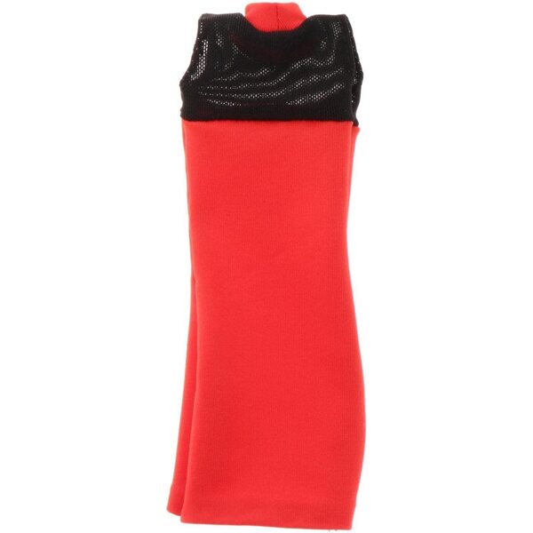 Robe moulante rossa con tacchi alti per bambole 1/6 - accessori eleganti 14cm