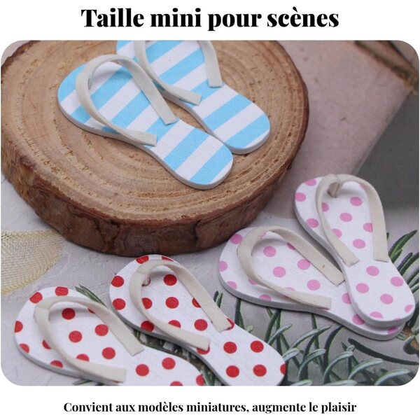 Zange Mehrfarbige Holzminiaturen für Puppen – Realistische Sommeraccessoires 4,5 cm