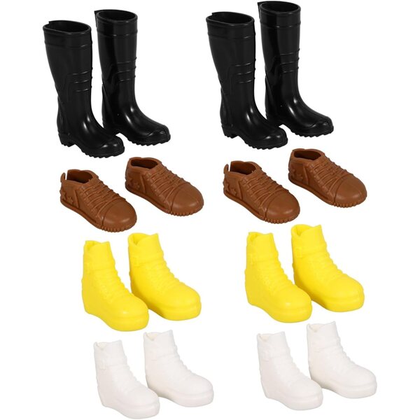 Set mit 8 Paar Miniaturschuhen für 30-cm-Puppen – dekorative Accessoires und Spielzeug