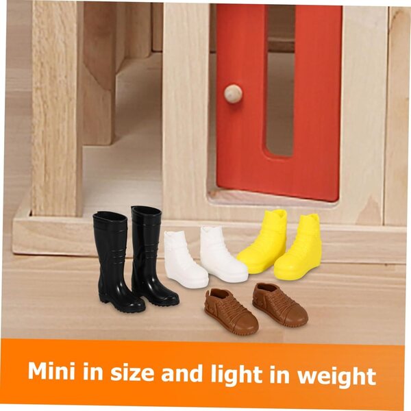 Set mit 8 Paar Miniaturschuhen für 30-cm-Puppen – dekorative Accessoires und Spielzeug