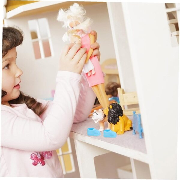 40 Paar Miniaturschuhe für 17-cm-Puppen – farbenfrohes und stabiles Zubehör aus Kunststoff