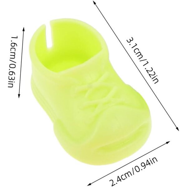 40 Paar Miniaturschuhe für 17-cm-Puppen – farbenfrohes und stabiles Zubehör aus Kunststoff