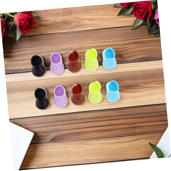ERINGOGO 40 paia di mini scarpe colorate per bambole da 17 cm, accessori per giochi e decorazioni