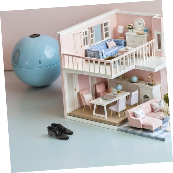 Miniaturschuhe für Puppen Action Man Schwarze Schuhe 1/6 Figurenzubehör