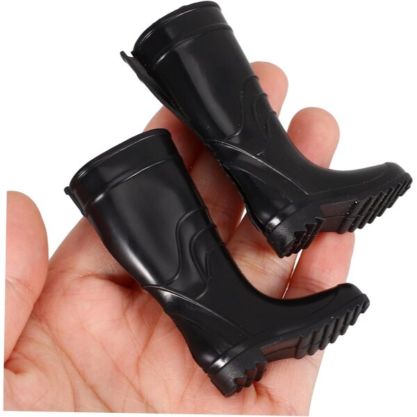 Mini-Puppenschuhe aus Kunststoff, 8 Paar, bunt, mit glatten Kanten für Miniaturhäuser