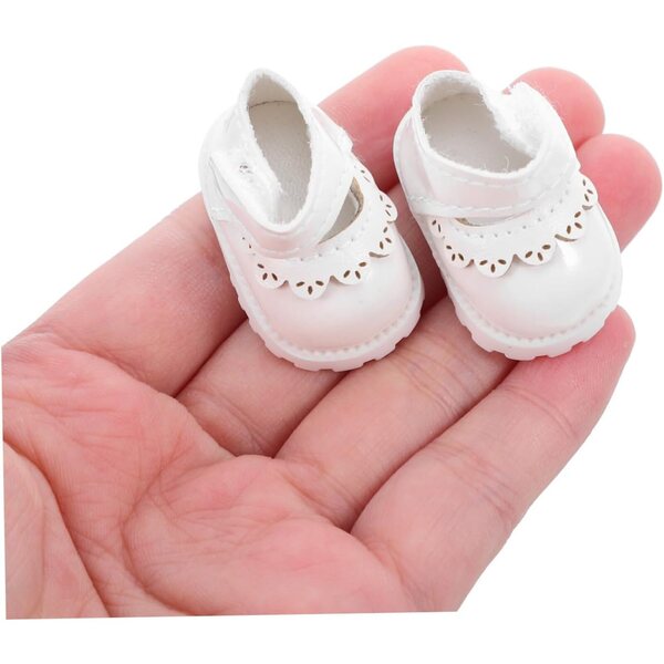 Mini Ballerine Bianche per bambole da 17 cm Scarpe di PU Eleganti e Comfort