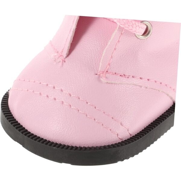 Bottine Miniatura per Bambole 18cm in PU Rosa - Accessori Moda per Barbie