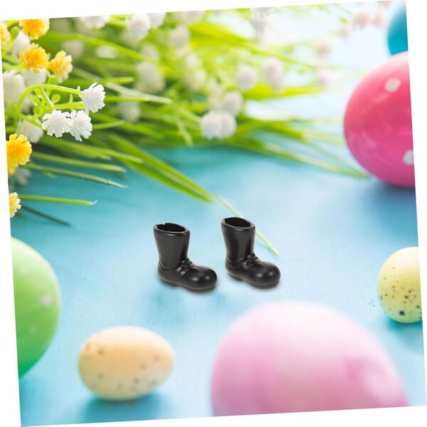 ERINGOGO 50 Mini Scarpe Decorative per Bambole e Case in Plastica Resistenti