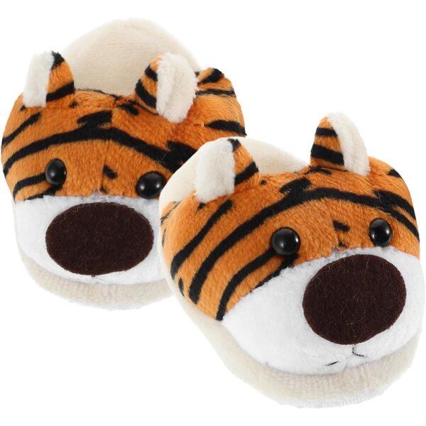 Vaguelly Scarpe Peluche per bamboles con Motivo Animal Cartoon 8x6 cm