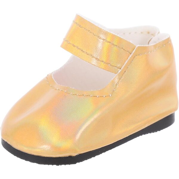Scarpe Miniature Eleganti Dorate per Bambole 45 cm - Accessori Creativi ERINGOGO