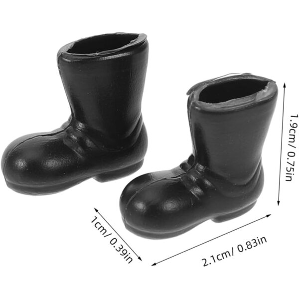 50 Mini Scarpe per Bambole Decorazioni e Accessori per Casa delle Bambole in Plastica