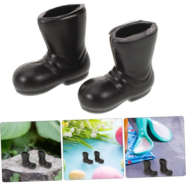 50 Mini Scarpe per Bambole Decorazioni e Accessori per Casa delle Bambole in Plastica